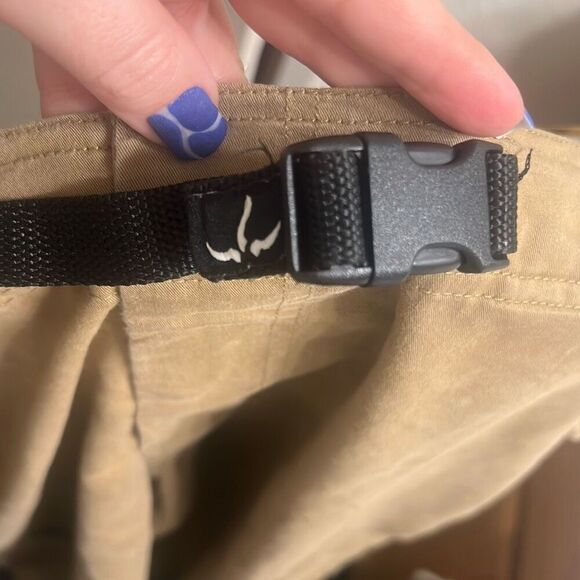 ✨Prana Breathe Men's Outdoor Hiking Cargo Sz XL Pants Beige Roll Cuff✨ - Picture 10 of 11